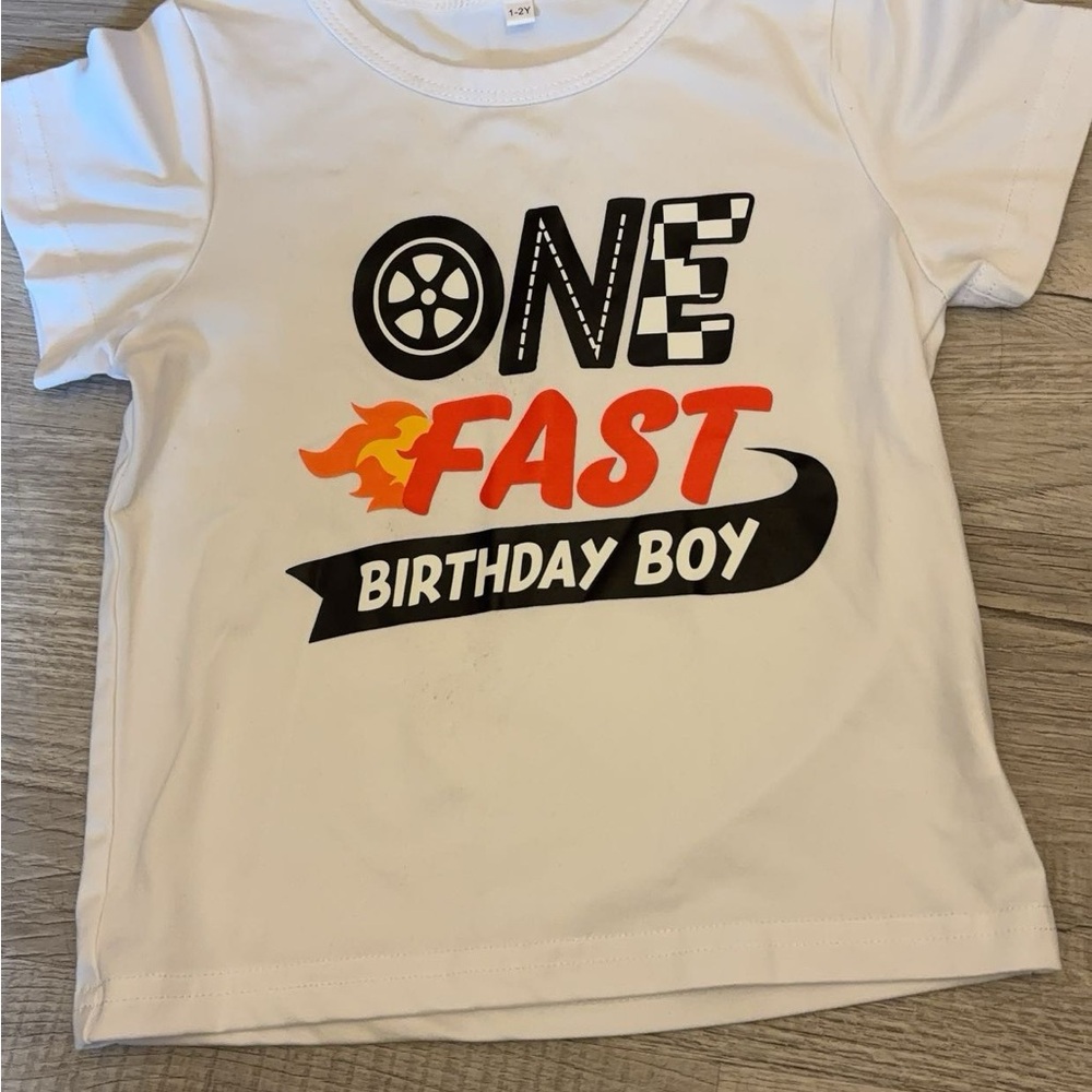 One Fast Birthday Boy T-Shirt